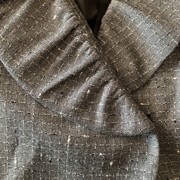 CLASSIQUES ENTIER size 12 grey tweed wool jacket in excellent condition - Picture 10 of 12